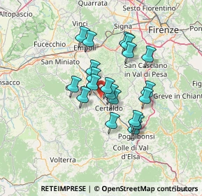 Mappa 50052 Castelfiorentino FI, Italia (10.974)