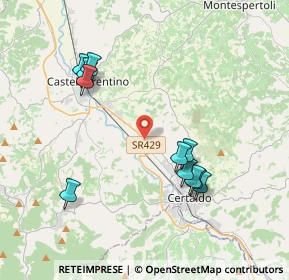 Mappa Via delle Regioni, 50052 Castelfiorentino FI, Italia (4.07455)