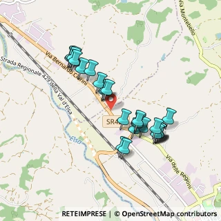 Mappa Via delle Regioni, 50052 Castelfiorentino FI, Italia (0.86667)