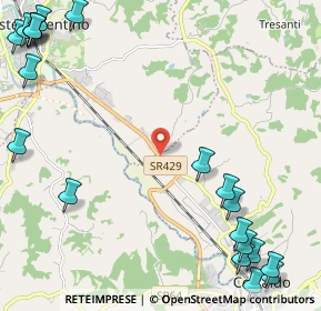 Mappa Via delle Regioni, 50052 Castelfiorentino FI, Italia (3.5805)