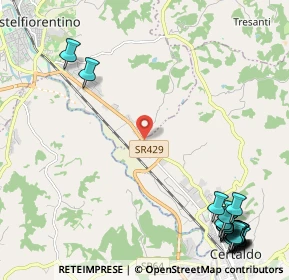 Mappa Via delle Regioni, 50052 Castelfiorentino FI, Italia (3.576)