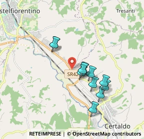 Mappa Via delle Regioni, 50052 Castelfiorentino FI, Italia (1.56545)