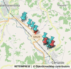 Mappa Via delle Regioni, 50052 Castelfiorentino FI, Italia (1.6705)