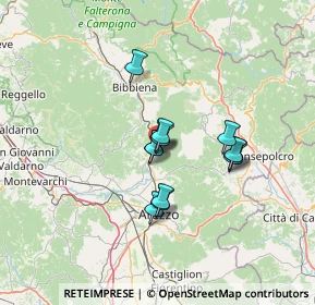 Mappa Via Cini, 52010 Subbiano AR, Italia (9.44231)