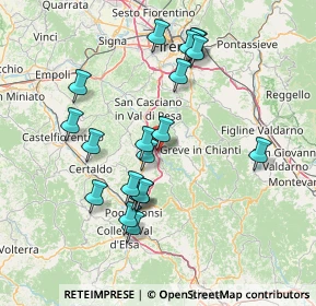 Mappa Via Signorelli, 50028 Barberino Tavarnelle FI, Italia (14.875)