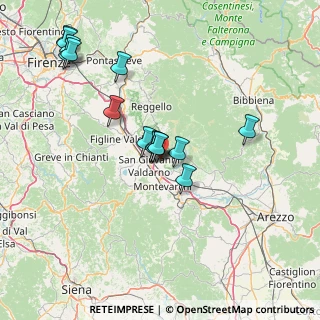 Mappa Frazione Ville - Madrigale, 52028 Terranuova Bracciolini AR, Italia (15.096)