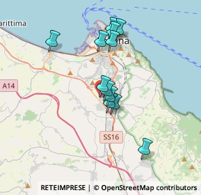 Mappa Via Caduti del Lavoro, 60130 Ancona AN, Italia (3.06083)