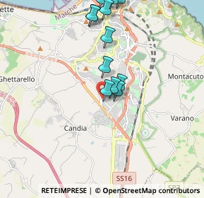 Mappa Via Caduti del Lavoro, 60130 Ancona AN, Italia (1.96)