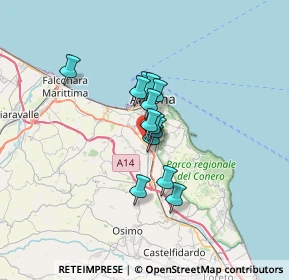Mappa Via Caduti del Lavoro, 60130 Ancona AN, Italia (4.15923)
