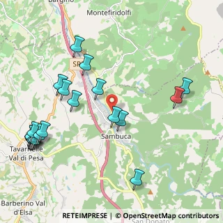 Mappa Via Sangallo, 50028 Barberino Val D'elsa FI, Italia (2.628)