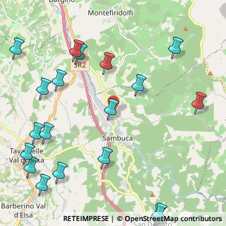 Mappa Via Sangallo, 50028 Barberino Val D'elsa FI, Italia (3.152)
