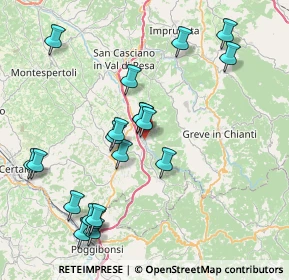 Mappa Via Sangallo, 50028 Barberino Tavarnelle FI, Italia (8.841)