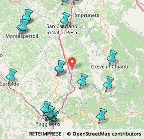 Mappa Via Sangallo, 50028 Barberino Tavarnelle FI, Italia (11.482)