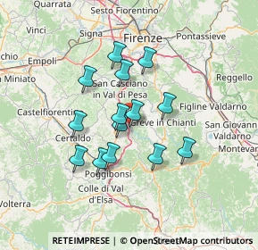 Mappa Via Sangallo, 50028 Barberino Tavarnelle FI, Italia (11.24429)