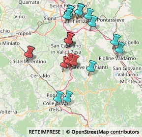 Mappa Via Sangallo, 50028 Barberino Tavarnelle FI, Italia (15.5345)