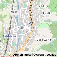 Mapa Subbiano