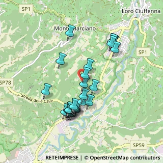 Mappa Loc. La Penna, 52028 Terranuova Bracciolini AR, Italia (0.91429)