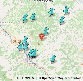 Mappa Via Casale Mugnano, 50052 Certaldo FI, Italia (4.22429)