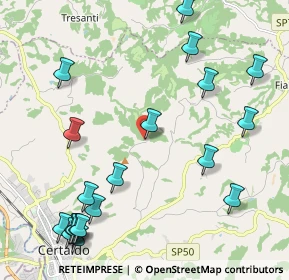 Mappa Via Casale Mugnano, 50052 Certaldo FI, Italia (2.8165)