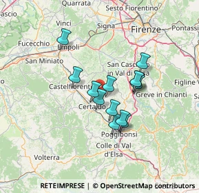 Mappa Via Casale Mugnano, 50052 Certaldo FI, Italia (10.39154)