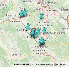 Mappa Via Casale Mugnano, 50052 Certaldo FI, Italia (10.536)