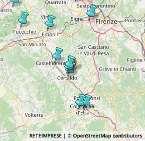 Mappa Via Casale Mugnano, 50052 Certaldo FI, Italia (19.54583)