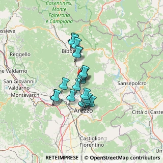 Mappa Via Roma, 52010 Subbiano AR, Italia (9.9585)