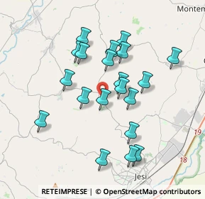 Mappa Viale Madonna di Loreto, 60030 San Marcello AN, Italia (3.454)