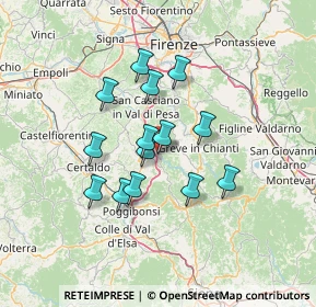 Mappa Via Raffaello, 50028 Barberino Tavarnelle FI, Italia (11.16071)