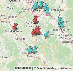 Mappa Via Raffaello, 50028 Barberino Tavarnelle FI, Italia (15.754)