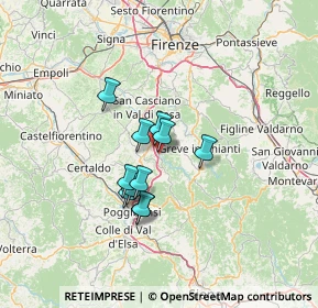 Mappa Via Raffaello, 50028 Barberino Tavarnelle FI, Italia (9.75364)