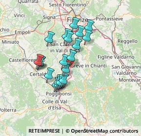 Mappa Via Raffaello, 50028 Barberino Tavarnelle FI, Italia (11.4175)