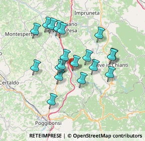 Mappa Via Raffaello, 50028 Barberino Tavarnelle FI, Italia (6.51421)