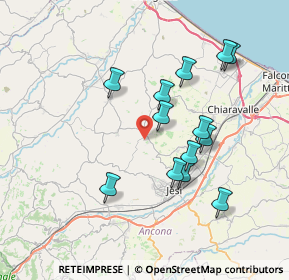 Mappa 60030 San Marcello AN, Italia (7.11538)