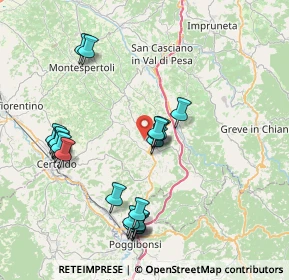 Mappa Strada Palazzuolo, 50028 Barberino Tavarnelle FI (8.387)