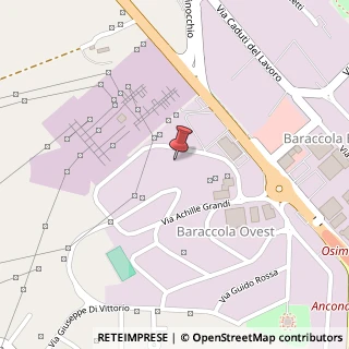 Mappa Via Achille Grandi, 48, 60131 Ancona, Ancona (Marche)