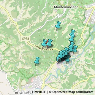 Mappa Via delle cave, 52028 Terranuova Bracciolini AR, Italia (0.86552)