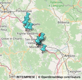 Mappa Via delle cave, 52028 Terranuova Bracciolini AR, Italia (9.4875)