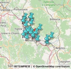 Mappa Via delle cave, 52028 Terranuova Bracciolini AR, Italia (10.05)