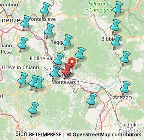 Mappa Via del Borro delle Cave, 52028 Terranuova Bracciolini AR, Italia (18.4145)