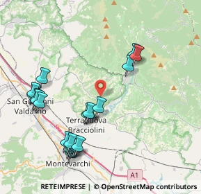 Mappa Via delle cave, 52028 Terranuova Bracciolini AR, Italia (4.484)