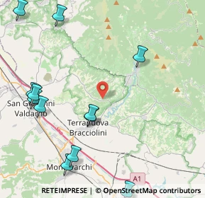 Mappa Via delle cave, 52028 Terranuova Bracciolini AR, Italia (5.63583)