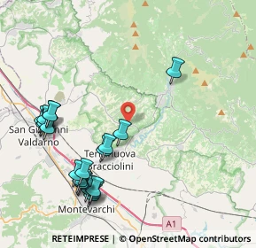 Mappa Via delle cave, 52028 Terranuova Bracciolini AR, Italia (4.9055)