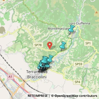 Mappa Via delle cave, 52028 Terranuova Bracciolini AR, Italia (1.925)