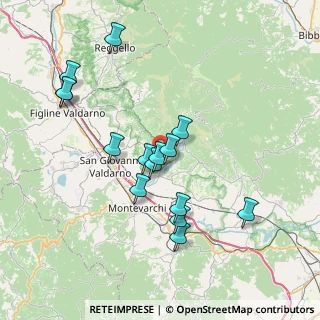 Mappa Via delle cave, 52028 Terranuova Bracciolini AR, Italia (7.34)