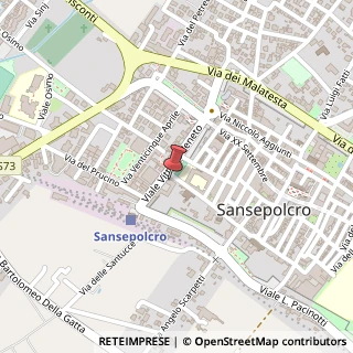 Mappa Via Santa Croce, 52037 Sansepolcro, Arezzo (Toscana)