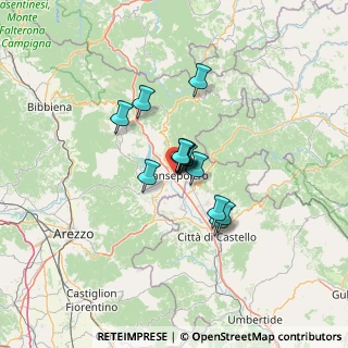 Mappa 52037 Sansepolcro AR, Italia (7.95923)