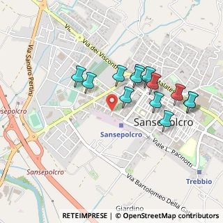 Mappa 52037 Sansepolcro AR, Italia (0.43385)