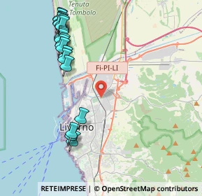 Mappa Via Don Giovanni Minzoni, 57121 Livorno LI, Italia (5.051)