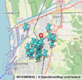 Mappa Via Don Giovanni Minzoni, 57121 Livorno LI, Italia (1.4645)